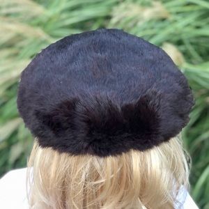 Vintage Gene Doris New York Fur “Pancake” Hat